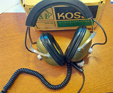 Koss PRO-4A Stereo Over-Ear Headphones Green/Black Coiled Cable 1/4 in