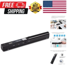 Portable Document Scanner, 900DPI Handheld Image Scanner, Scanning Wand,A4 Co...