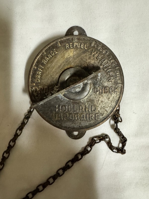 Antique Hollander Vaporaire Draft Regulator From 1920s Vintage