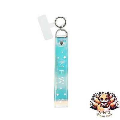 NEW Gourmandise Pokemon Multi Ring Plus Clear Hand Strap Set Mew POKE-848D