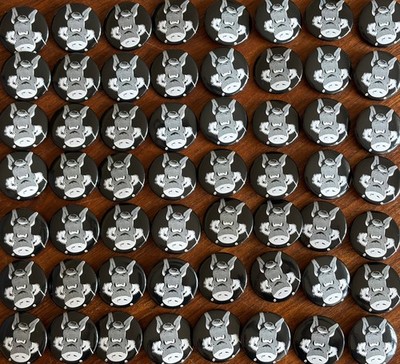 Cerebus The Aardvark High Society promo pin lot Dave Sim art