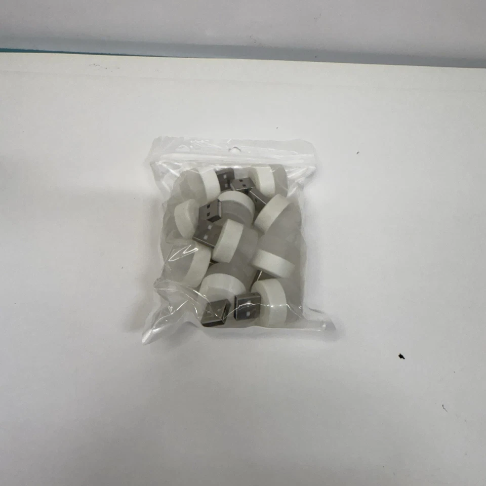 USB Mini Button Lights LED 10pack Round Mini USB Light - Image 2 of 4