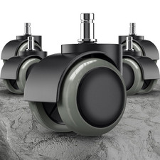 Pchero Office Chair Wheels Replacement for IKEA Chairs, 10Mm Stem (Set of 5), 2"