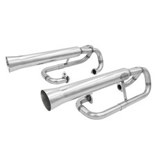 Megadual Exhaust Racing Style Stainless Steel Dunebuggy Vw