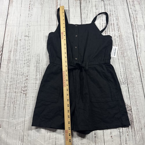 NWT OLD NAVY LINEN BLEND ROMPER GIRLS SIZE XL 14-16 - Picture 5 of 15