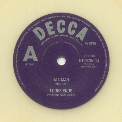 LOOSE ENDS - Tax Man (reissue) - Vinyl (limited clear vinyl 7'')