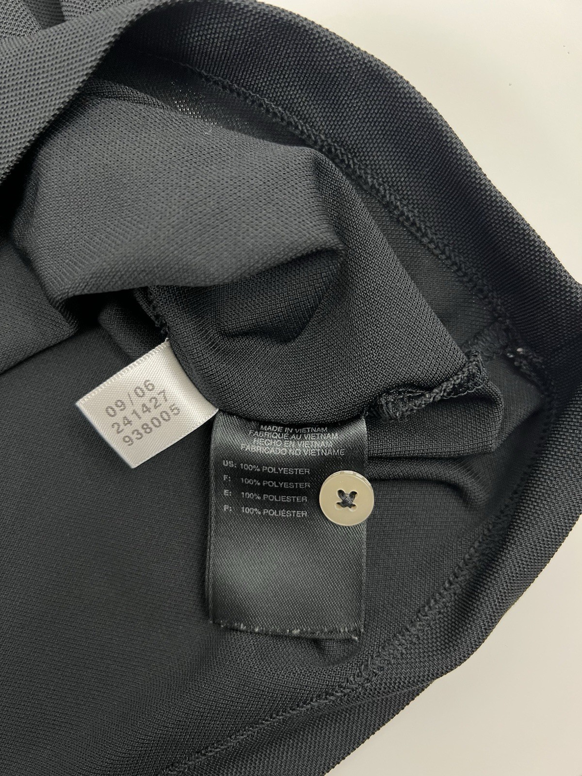 Adidas Porsche Design Black Polo Shirt Mens Size XL Short Sleeve Boxy Pullover image 9