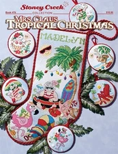 Mrs. Claus Tropical Christmas BK479 by Stoney Creek cross stitch pattern