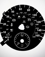 VW Polo GT / GTI Released 2009. Conversion speedo dial c626