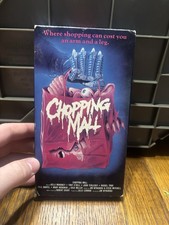 CHOPPING MALL VHS Rare Tape 80s Horror Slasher Cult Movie Lightning Video