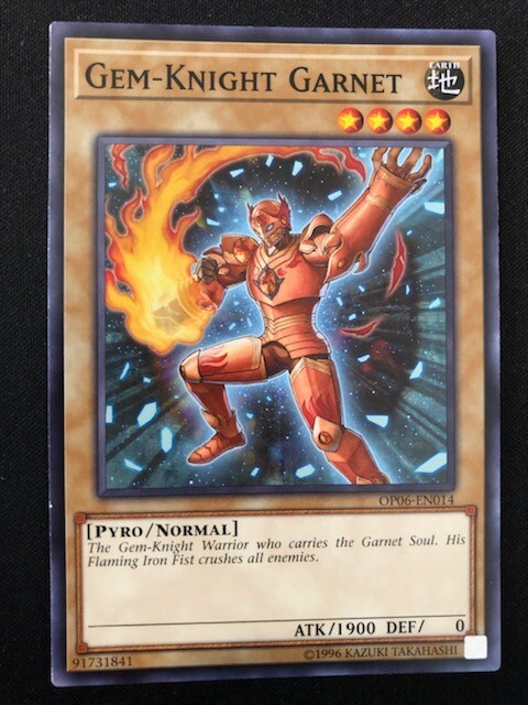 YUGIOH GEM-KNIGHT DECK- GARNET- TURTLE- FUSION - BRILLIANT