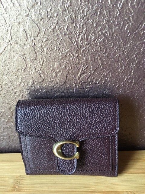 NWT COACH 76527 Tabby Small Wallet Card Case - OxBlood | eBay