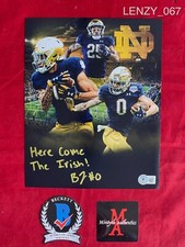 BRADEN LENZY NOTRE DAME FOOTBALL AUTOGRAPHED SIGNED 8X10 PHOTO! BECKETT! IRISH! BRADEN LENZY NOTRE DAME FOOTBALL AUTOGRAPHED SIGNED 8X10 PHOTO! BECKETT! IRISH!