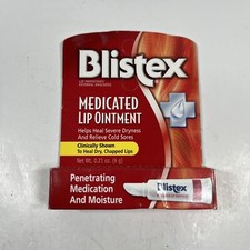 Blistex Medicated Lip Ointment for Dryness and Cold Sores, 0.21oz