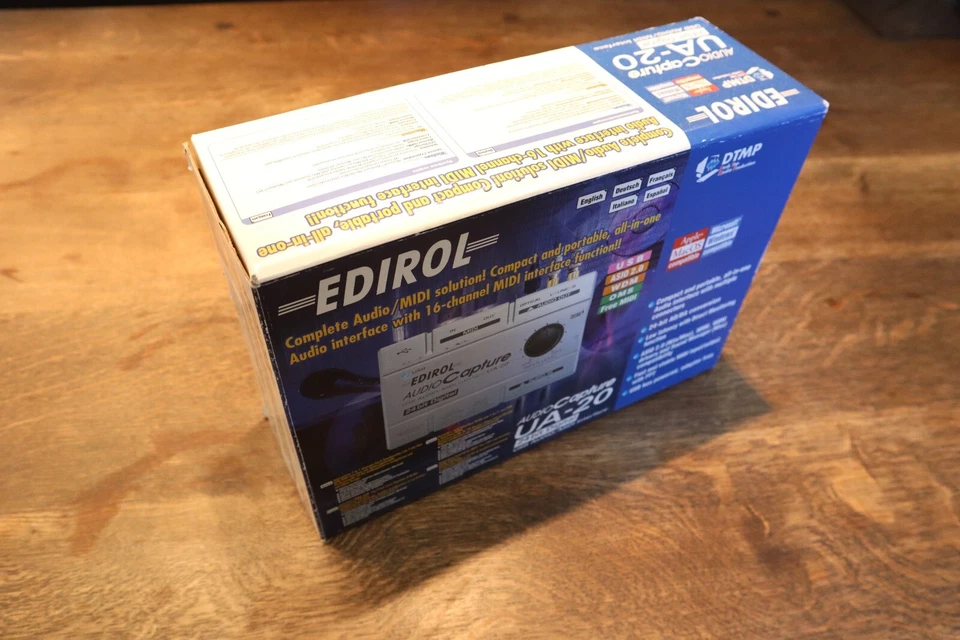 Brand New OLD STOCK   EDIROL (Roland) UA-20 24 bit USB Audio/MIDI Interface - Image 3 of 4