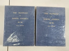 Lot of 2 The Mammals of North America Books Volumes I & II Hall & Kelson #205