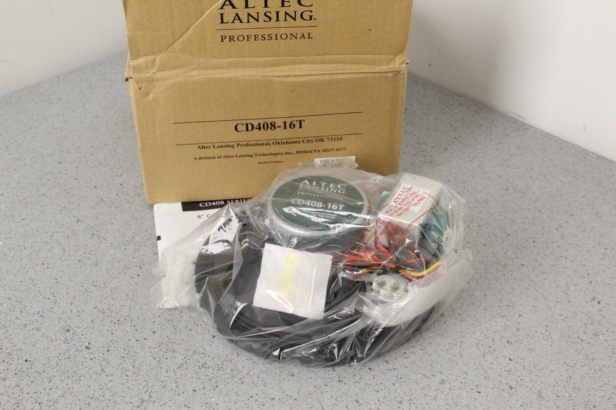 BRAND NEW Altec Lansing CD408-16T 8