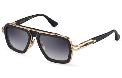 New Dita LXN EVO DTS403-A-01 Matte Black/Gold Sunglasses 54mm