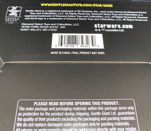 DARTH VADER Gentle Giant Star Wars Mini-Bust ####/3000 A New Hope New - Picture 8 of 10