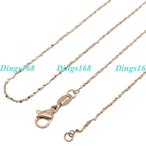 18K Rose Gold Filled Shiny 