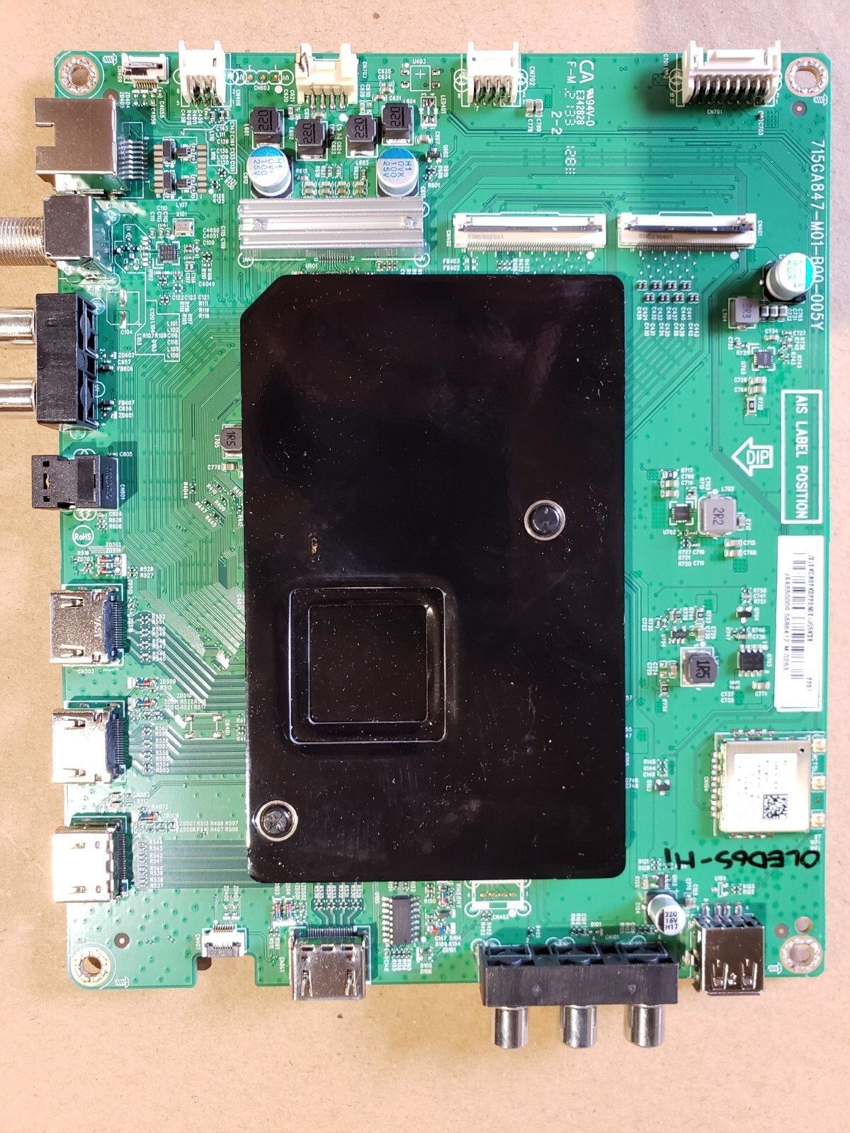 Vizio 65" main OLED65-H1 Main Board (715GA847-M01-B00-005Y) 