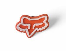 Orange Fox Motocross, Supercross, Dirt bike Clog Charm, Shoe Charm