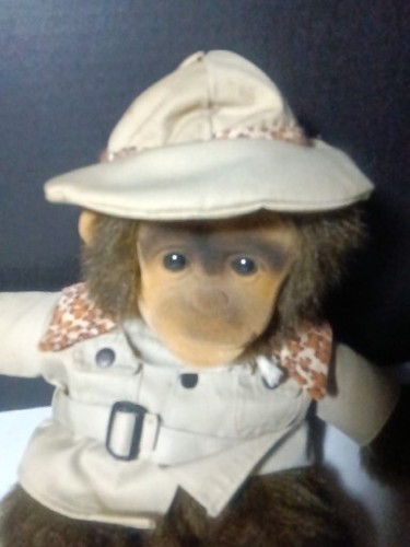 Vintage 1994 Hosung Safari Monkey Puppet / Plush 14". Cute - Picture 2 of 12