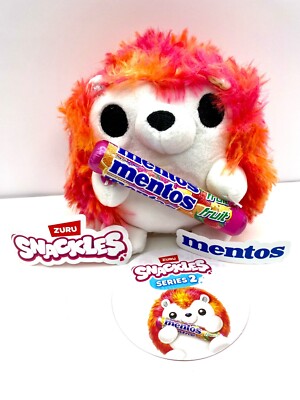 HEIDI Hedgehog Holding Fruit Mentos ZURU Snackles Plush Series 2