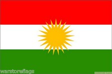 KURDISTAN FLAG Kurds Asia GIANT 8X5 FLAGS Kurdish