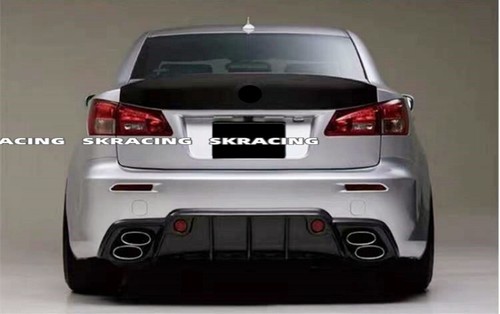 Fit For LEXUS IS250 IS350 ISF 2006-2013 Gloss Black HighKick Trunk Spoiler Kits - Picture 4 of 5