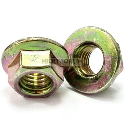 M14 Z/P SERRATED FLANGE NUTS DIN6923