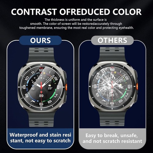For Samsung Galaxy Watch Ultra Screen Protector Tempered Glass 47MM - Picture 5 of 12