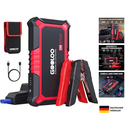 GP2000 Auto Starthilfe Powerbank,  Starthilfe, Supersafe 12V Booster Auto Sta...