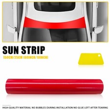 Universal Windshield Banner Matte Black Vinyl Decal Sun Strip 60x81012 Universal Windshield Banner Matte Black Vinyl Decal Sun Strip 60x81012