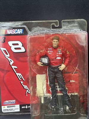 2004 McFarlane Figure Collector #8 DALE JR no HAT or GLASSES NASCAR RACING