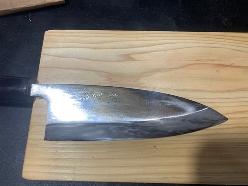Ready-To-Use: Japanese Kitchen Knife 32-17 cm /Deba /Shikoku - Picture 5 of 24
