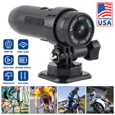 Bike Motorcycle Helmet Camera Mini Sports Video Action Camera Outdoor Recorder 