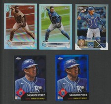 Salvador Perez Lot. 6 Baseball Card Lot. Kansas City Royals.