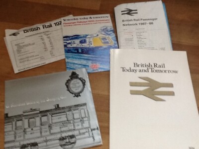 BRITISH RAIL HEUTE UND MORGEN (1974) BUCH EISENBAHN KARTE UND ANDERE - F\POST UK