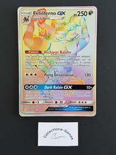 Carte Pokémon Félinferno Gx Rainbow 188/181 - Secrète - SL Duo de Choc - FR