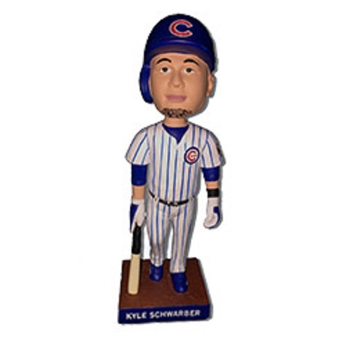Kyle Schwarber ボブルヘッド人形 Chicago Cubs Chicago CUBS BLACKHAWKS Kyle Schwarber Home Run Bobblehead SGA 9