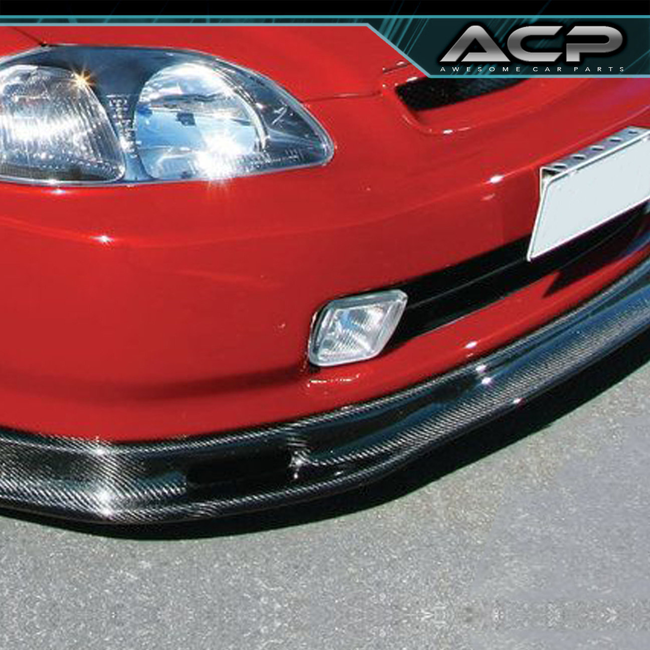 For 9698 Honda Civic EK EJ Clear Lens Front Fog Lights Lamps Pair