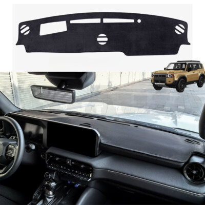 For Toyota Land Cruiser LC300 2022 2023 Car Dashboard Cover Frosted Leather Sun Shade Dash Mat Non-Slip Dashboard Pad Carpet LHD - 34 For Toyota Land Cruiser LC300 2022 2023 Car Dashboard Cover Frosted Leather Sun Shade Dash Mat Non-Slip Dashboard Pad Carpet LHD - 34