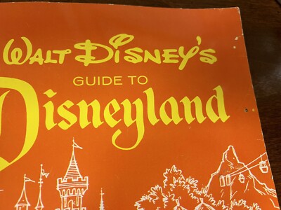 Vintage Walt Disney's Guide to Disneyland, 1960's Brochure | eBay