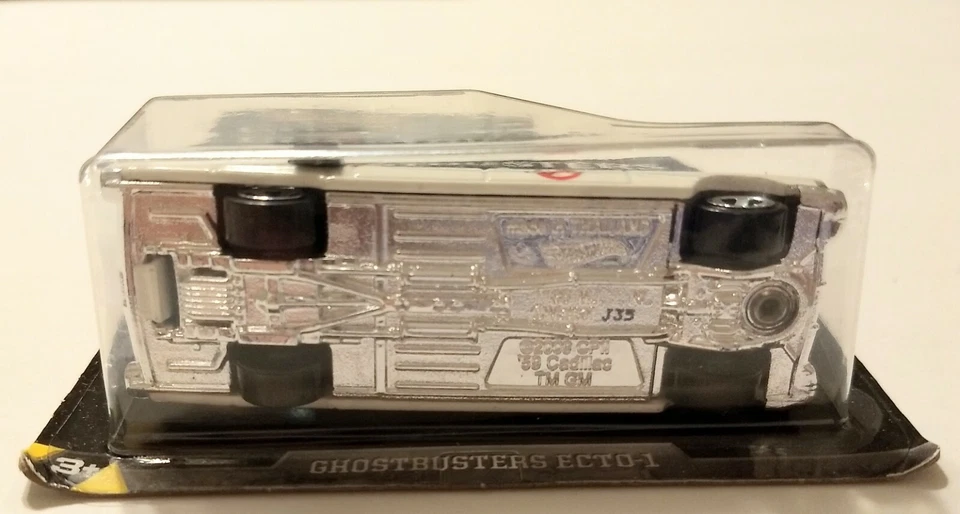 Toy 2016 Hot Wheels White Ghostbusters Ecto-1 7/8 Scale Car  - Image 2 of 4