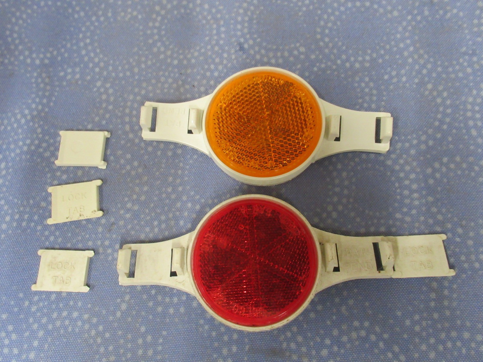 Vintage Bicycle Gulco Complete Visibility Reflector Wheel Kit #2402 - NOS