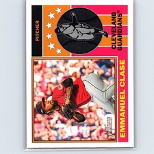 2025 Topps Heritage Baseball Emmanuel Clase Player Icons PI76-21 Guardians
