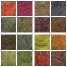 Sybai FINE ALPACA UV BLEND DUBBING Fly Tying Dubbing Material 1 Gram Pack