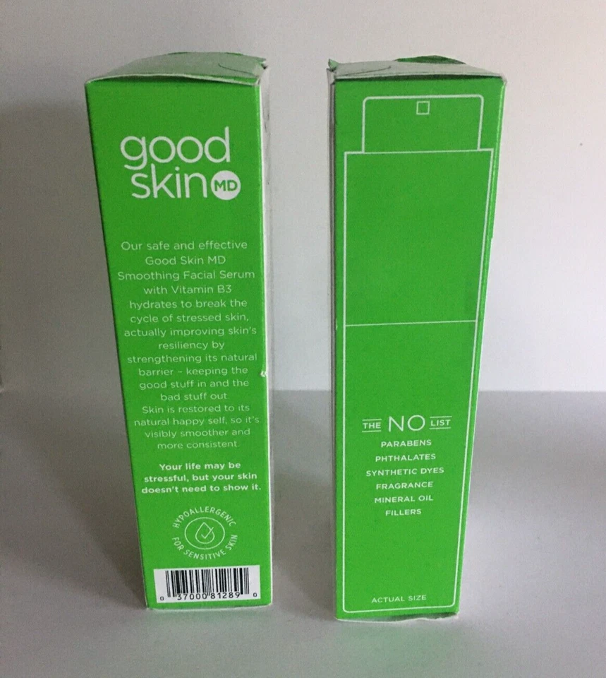 Good Skin MD Smoothing Facial Serum with Vitamin B3 1.7oz, Lot of 2 - Image 4 of 4