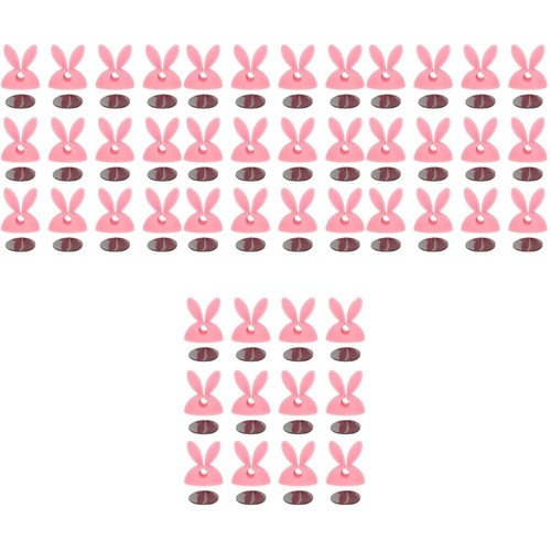 4 Count Kaninchen -Ohrfixiergerät Kabel-Organizer-Clips Kabelorganisator - Afbeelding 12 van 12